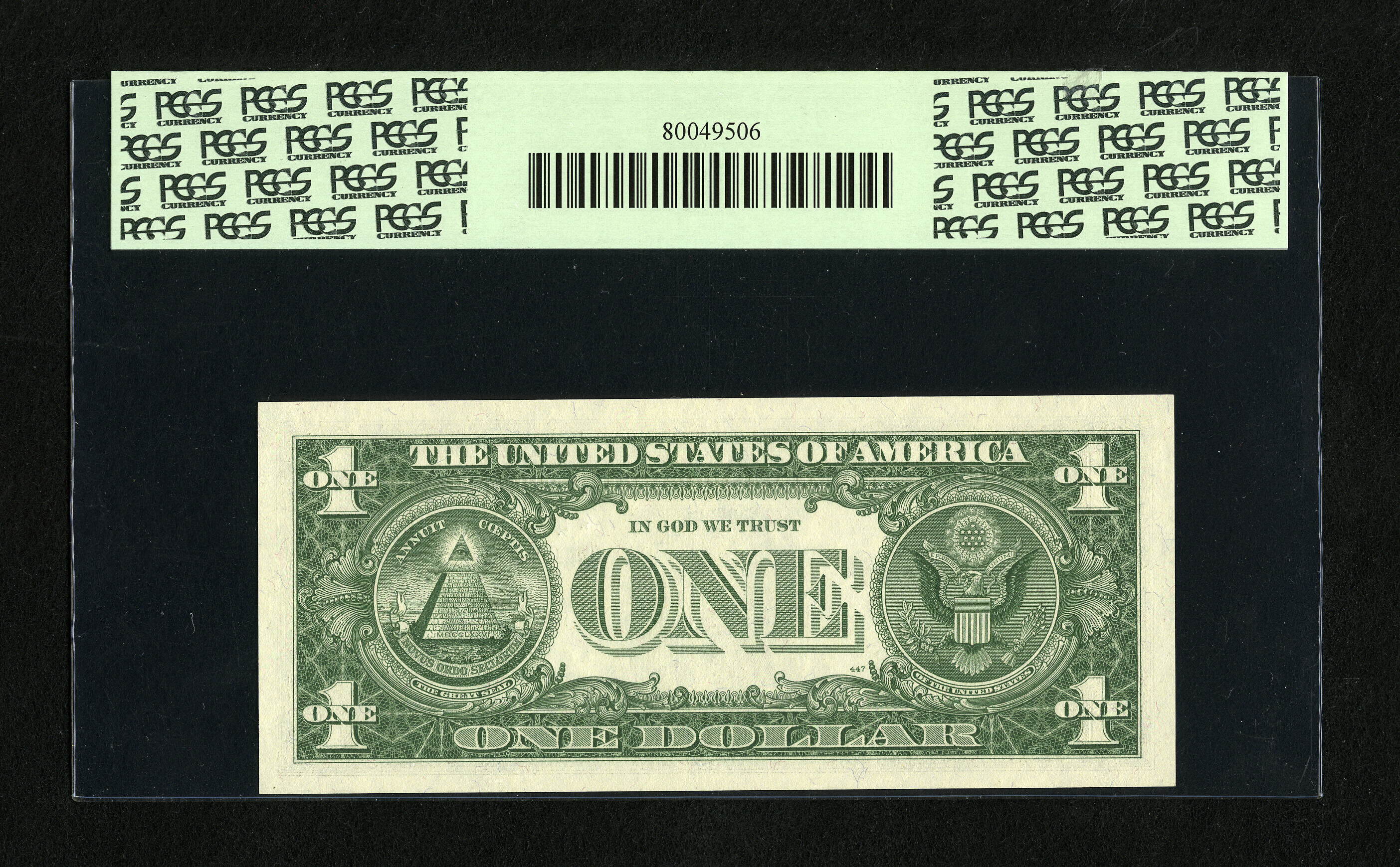 image for: Fr. 1621* $1 1957B Silver Certificate Star. PCGS Superb Gem New 68PPQ.We have encountered very few notes at this grade lev...