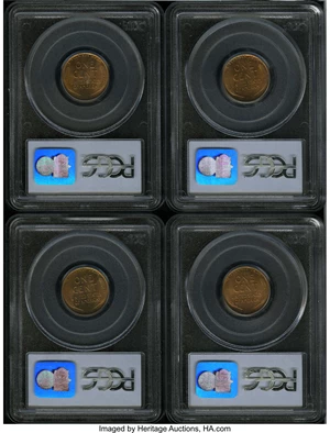 image for: (4) 1932 1C MS65 Red and Brown PCGS.... (Total: 4 Coins)