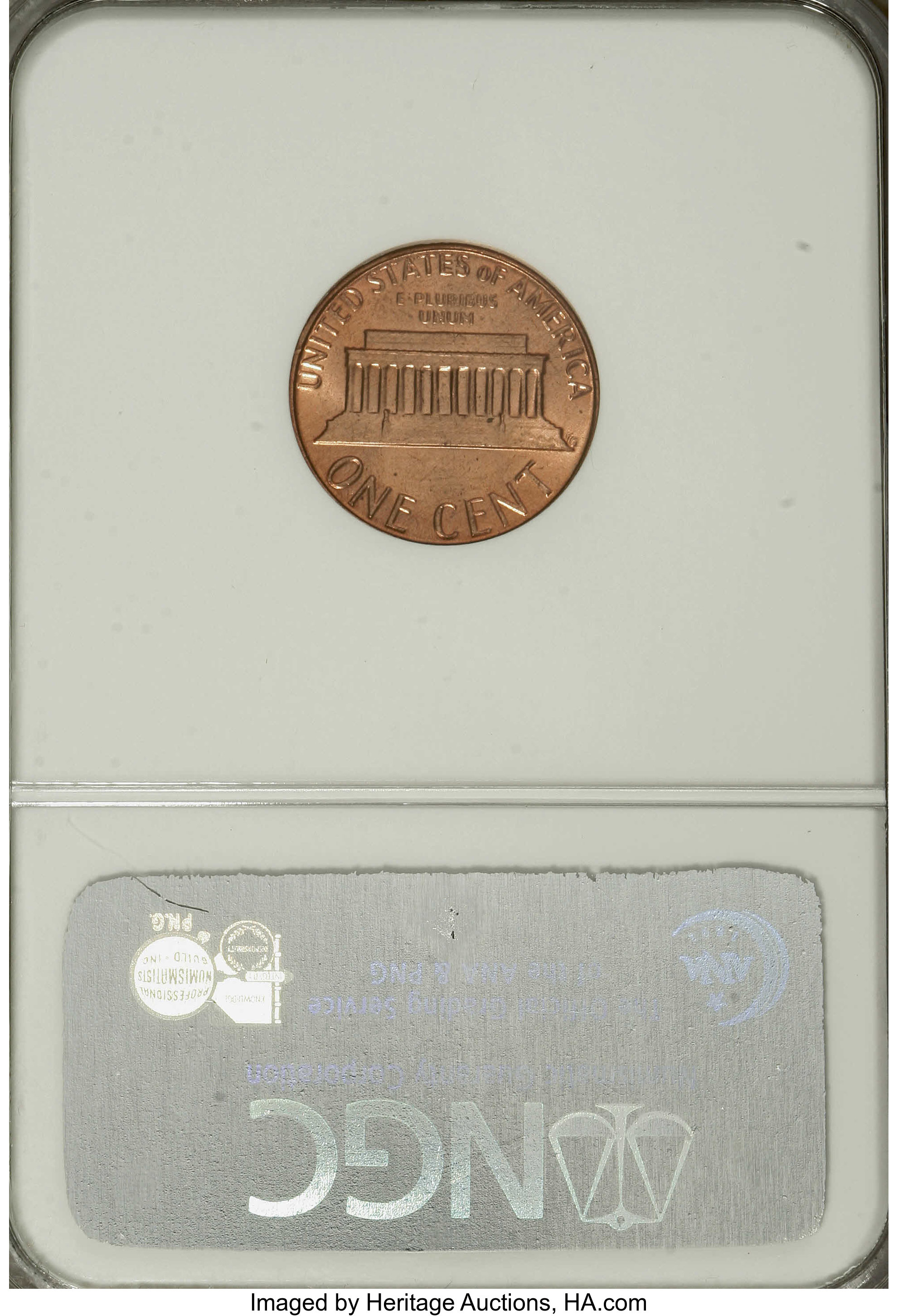 image for: 1982-D 1C Large Date Bronze MS67 Red NGC. NGC Census: (0/0). PCGS Population (225/23).   (#3050)...