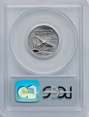 image for: 2002 $25 Quarter-Ounce Platinum Eagle MS69 PCGS. PCGS Population: (6650/110). NGC Census: (3937/649). CDN: $243.55.Whsle. B...