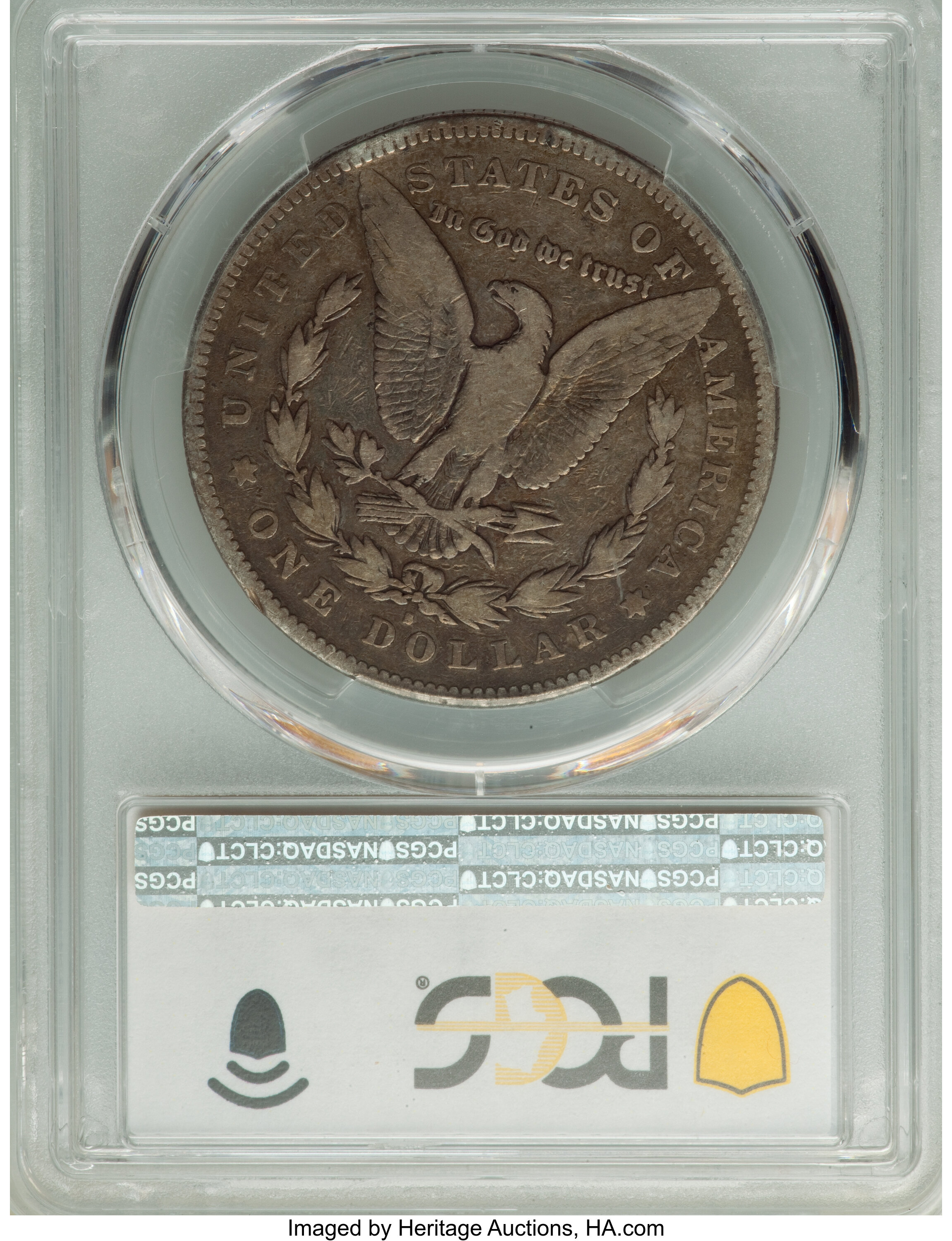 image for: 1878 $1 Long Arrow Shaft, VAM-59, VG8 PCGS. A Top 100 Variety. PCGS Population: (4/41). NGC Census: (0/0). CDN: $85 Whsle. ...