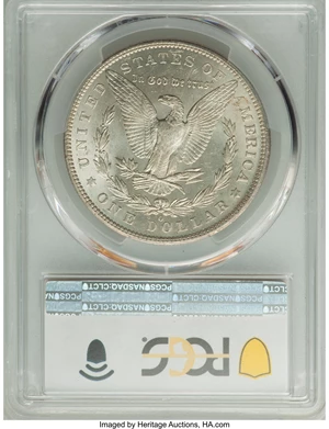 image for: 1904-O $1 VAM-4B, Fish Hook, MS65 PCGS. A Hit List Variety. PCGS Population: (27/5). NGC Census: (0/0). CDN: $440 Whsle. Bi...