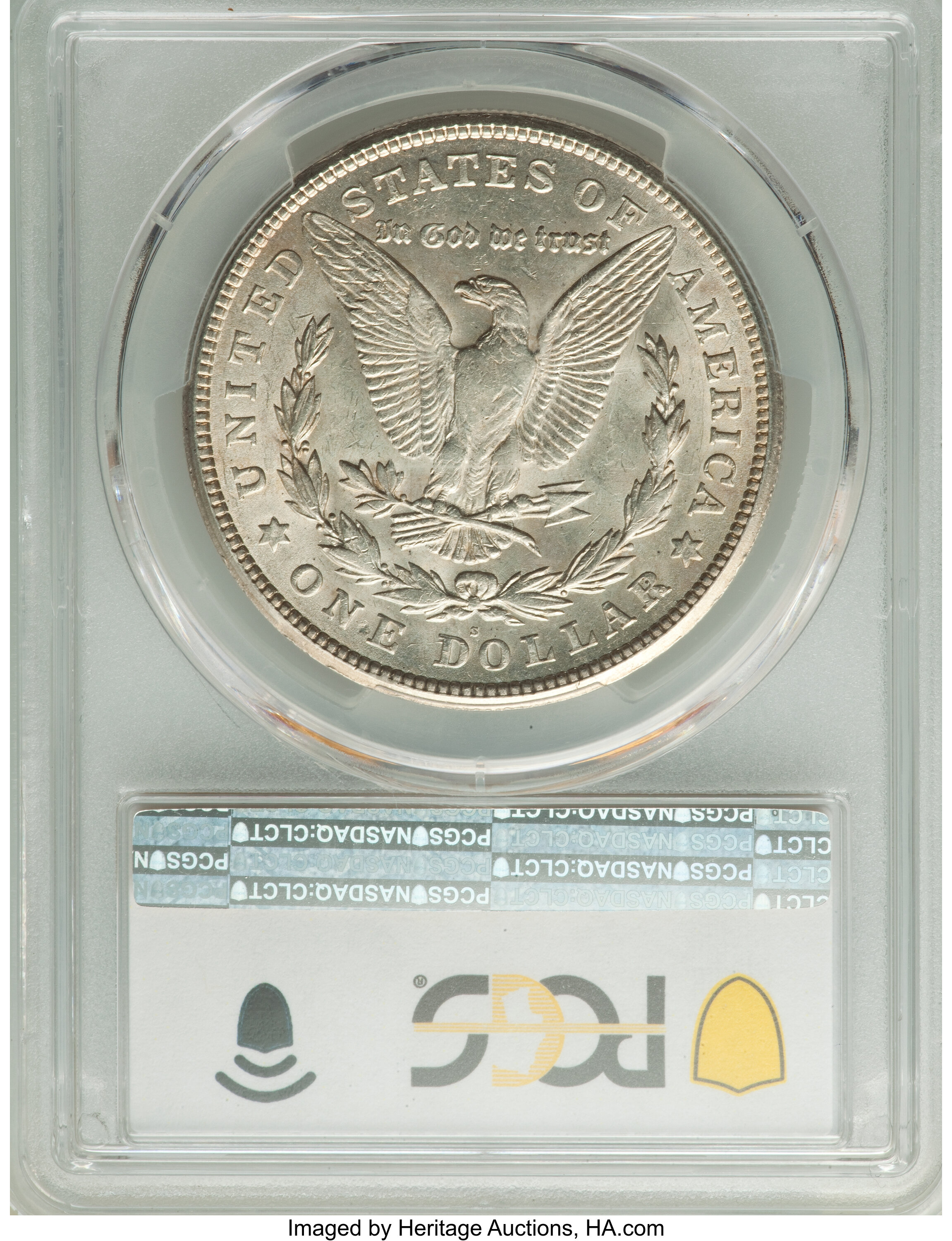 image for: 1921-S $1 Thorn Head, VAM-1B6, AU58 PCGS. Hit List. PCGS Population: (20/54). NGC Census: (0/0). AU58. ...