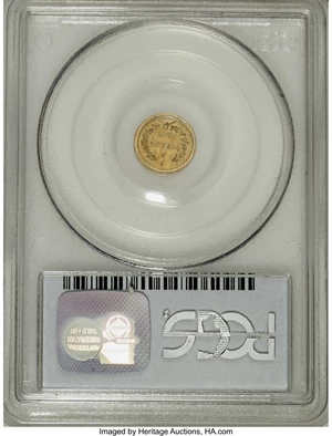 image for: 1867 50C Liberty Round 50 Cents, BG-1007, High R.4, MS63 PCGS. PCGS Population (9/20). NGC Census: (0/1). (#10836)...