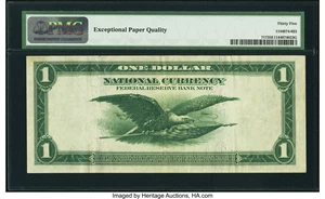 image for: Fr. 717 $1 1918 Federal Reserve Bank Note PMG Choice Very Fine 35 EPQ....