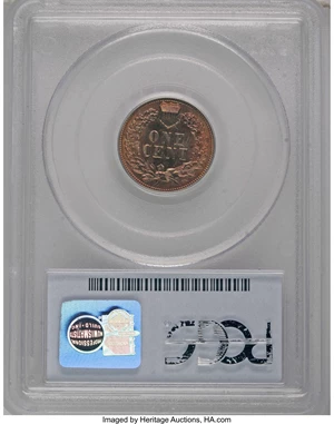 image for: 1886 1C Type One PR65 Red PCGS. The Type One 1886 is more frequently encountered than the Type Two, but any 1886 in Gem con...
