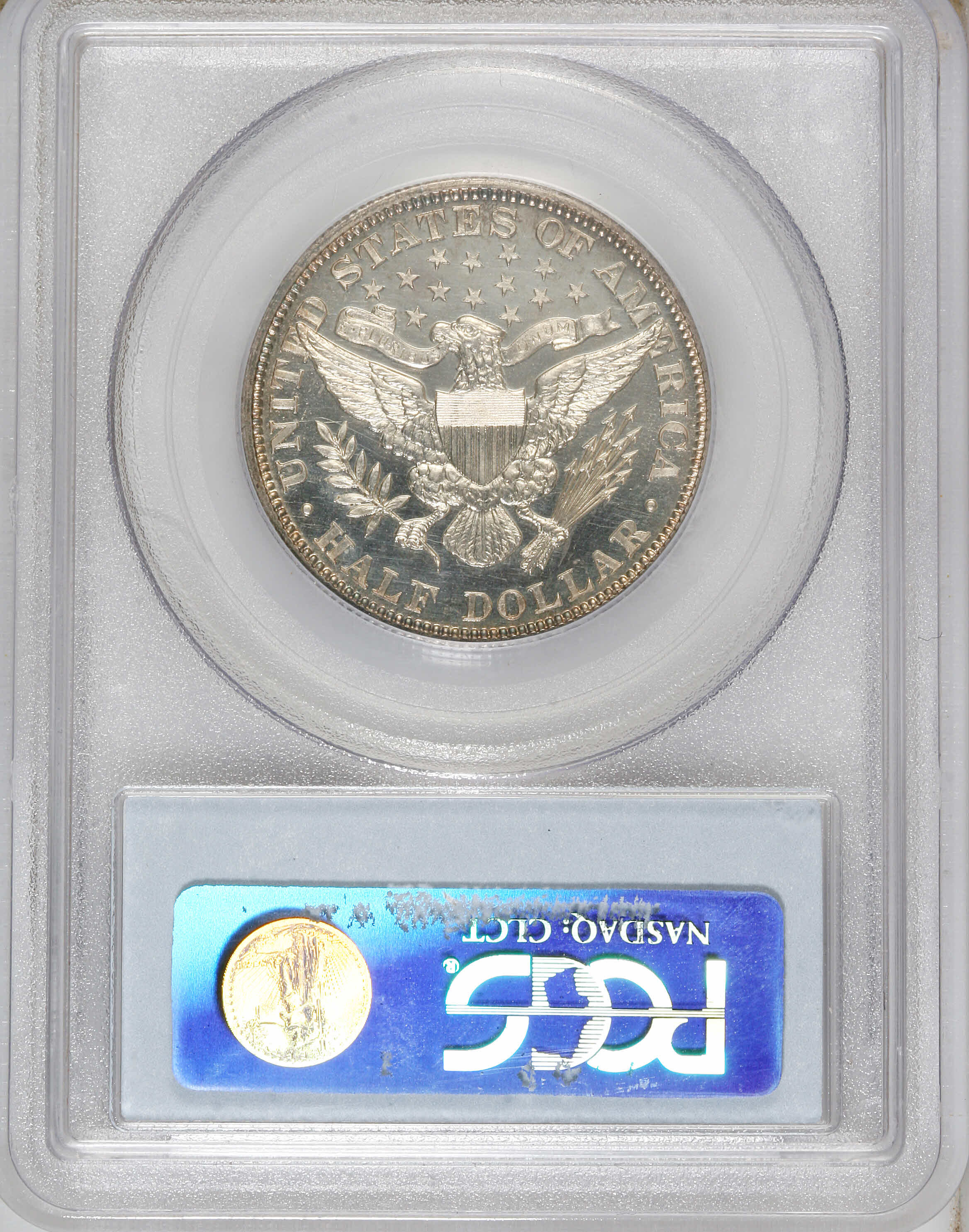image for: 1906 50C PR64 Cameo PCGS. PCGS and NGC have certified more than 400 1906 proof half dollars (which saw a mintage of 675 pie...