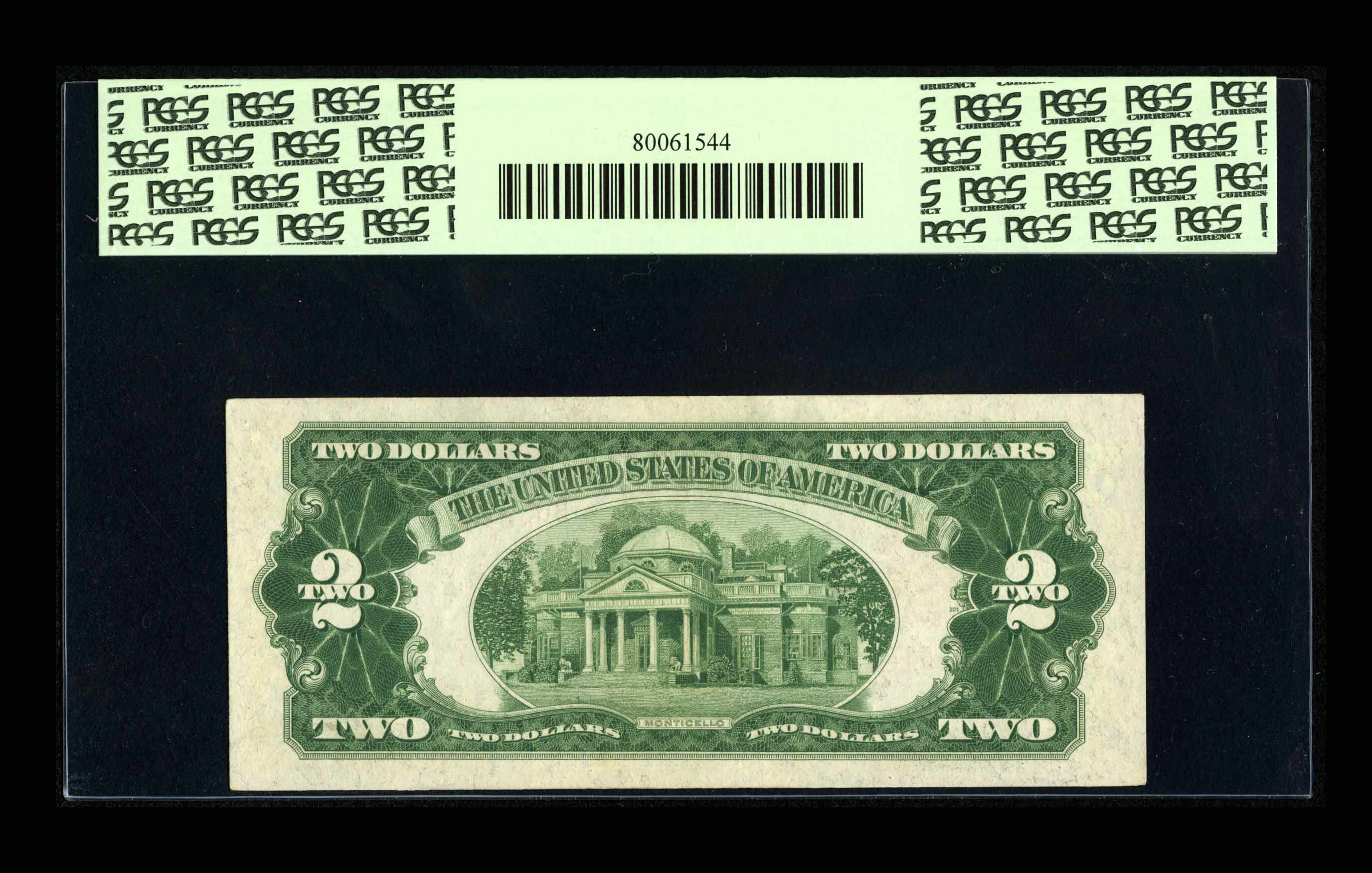 image for: Fr. 1503 $2 1928B Legal Tender Note. PCGS Choice About New 55PPQ.The surfaces are quite bright on this elusive example for...