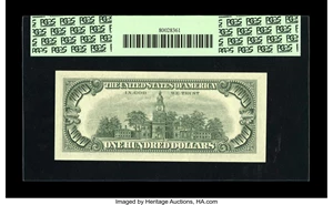 image for: Fr. 1550* $100 1966 Legal Tender Note. PCGS Superb Gem New 68PPQ.This $100 Legal has the proverbial board walk margins to ...