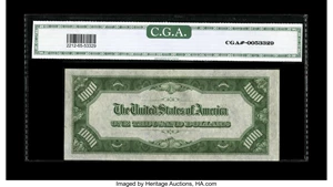image for: Fr. 2212-C $1000 1934A Federal Reserve Note. CGA Gem Uncirculated 65.This bright piece still exhibits some strong embossin...
