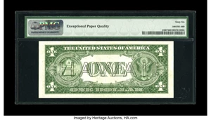 image for: Fr. 2300* $1 1935A Hawaii Silver Certificate. PMG Gem Uncirculated 66 EPQ.The last PMG 66 we handled sold for a touch more...