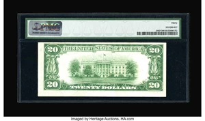 image for: Fr. 2402* $20 1928 Gold Certificate. PMG Very Fine 30.