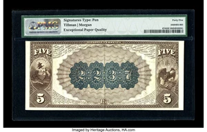 image for: Pittsburgh, PA - $5 1882 Brown Back Fr. 474 The Marine NB Ch. #(E)2237This serial number 2-A Brown Back possesses brig...