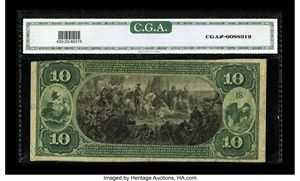 image for: Sellersville, PA - $10 1875 Fr. 420 The Sellersville NB Ch. # 2667The paper quality exhibited here is pleasing allowin...