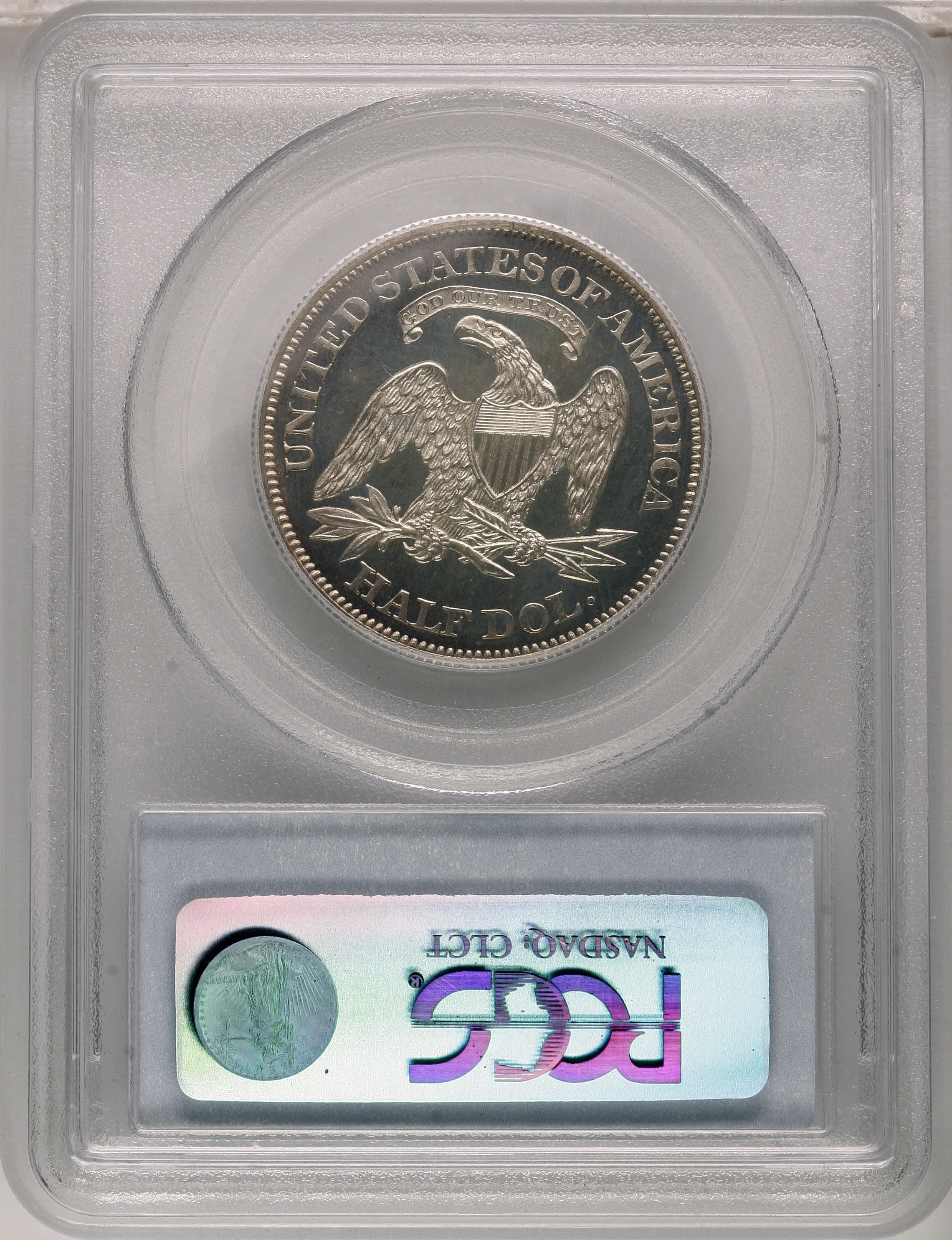 image for: 1862 50C Half Dollar, Judd-293, Pollock-351, R.5, PR64 PCGS. PCGS Population (8/0). NGC Census: (2/4).   (#60443)...