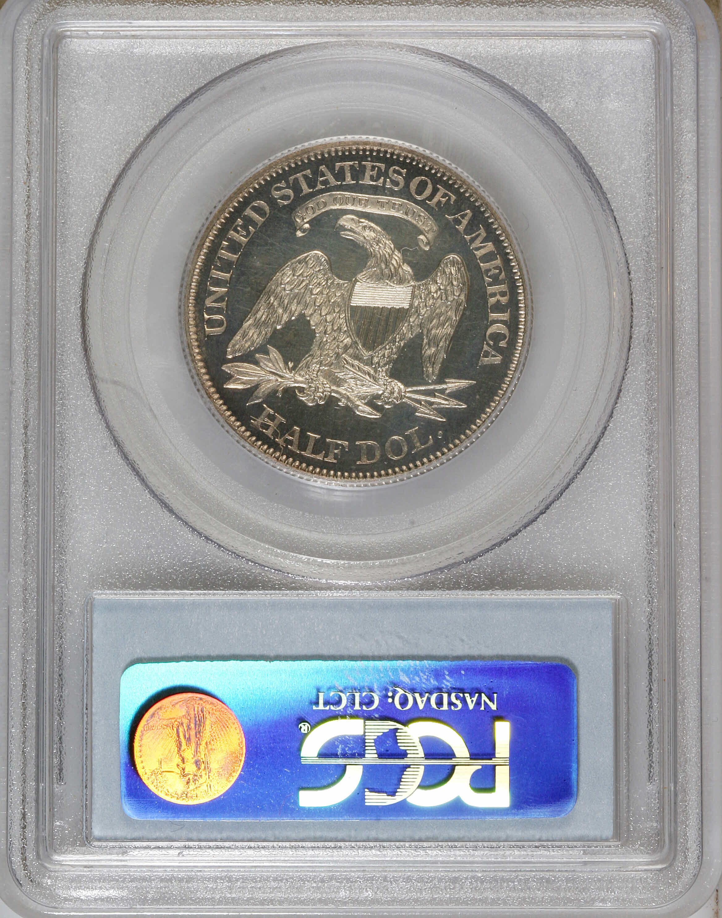 image for: 1862 50C Half Dollar, Judd-293, Pollock-351, R.5, PR64 PCGS. PCGS Population (8/0). NGC Census: (2/4).   (#60443)...