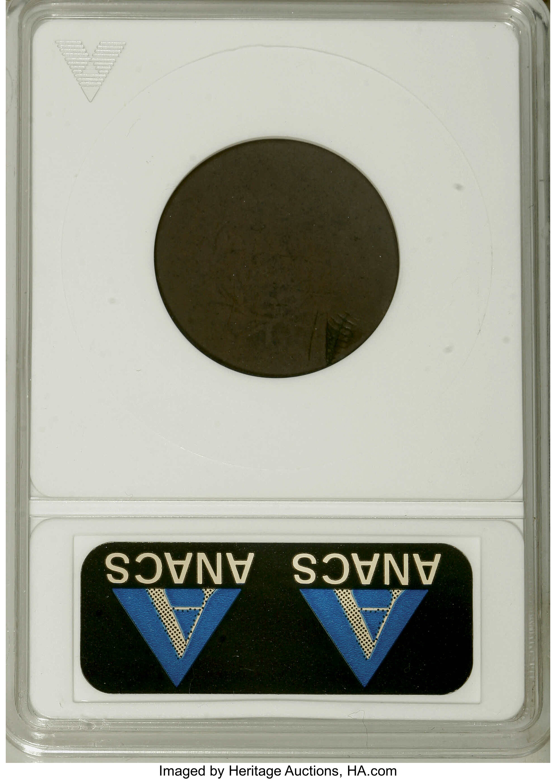 image for: 1797 1/2 C Lettered Edge--Damaged--ANACS. AG3 Details. C-3b. NGC Census: (0/4). PCGS Population (1/4). Mintage: 127,840. Nu...