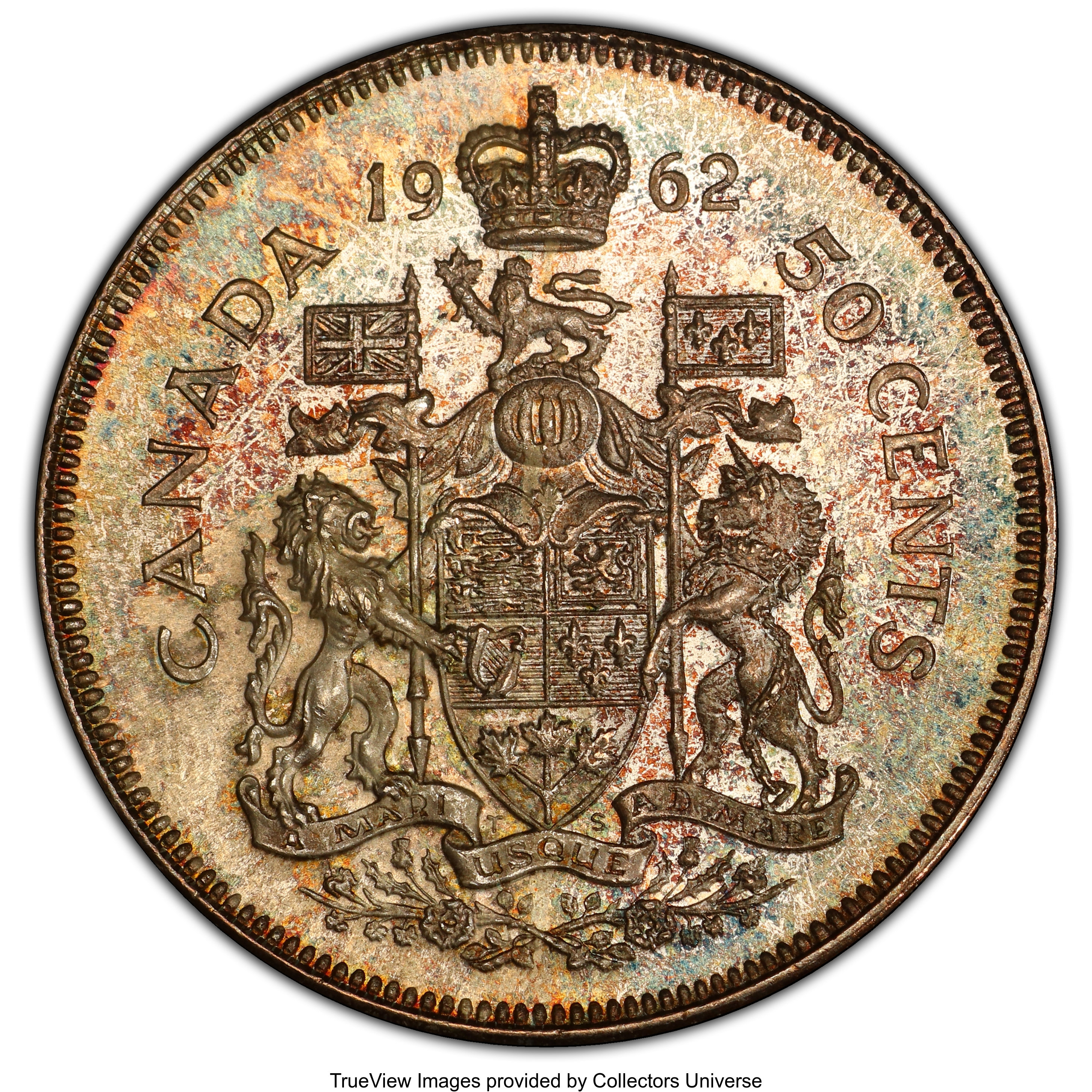 image for: Elizabeth II 50 Cents 1962 MS66 PCGS