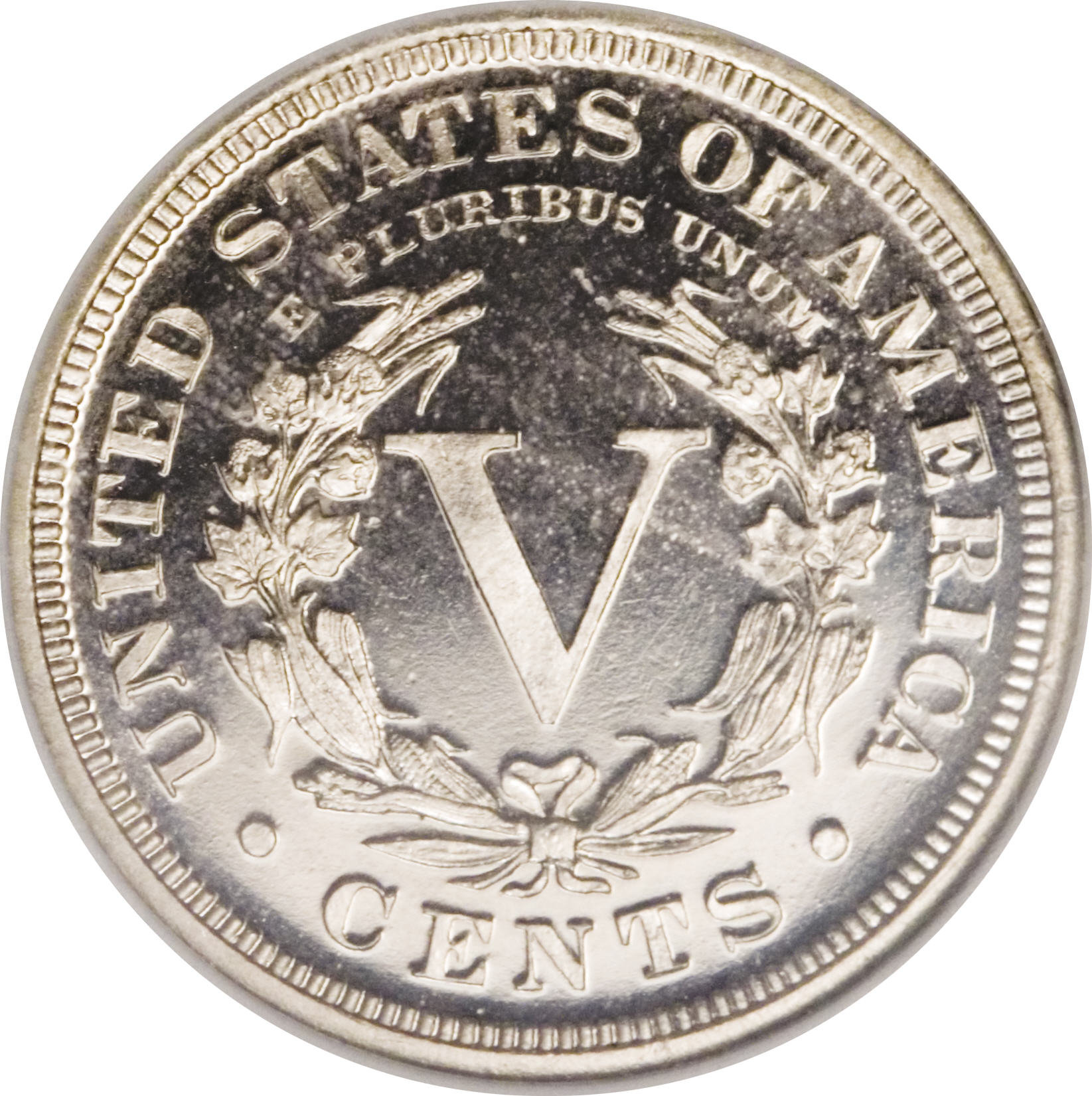 image for: 1904 5C PR67 Cameo NGC. 1904 nickels with a Cameo finish are few and far between as evidenced by the census/population data...