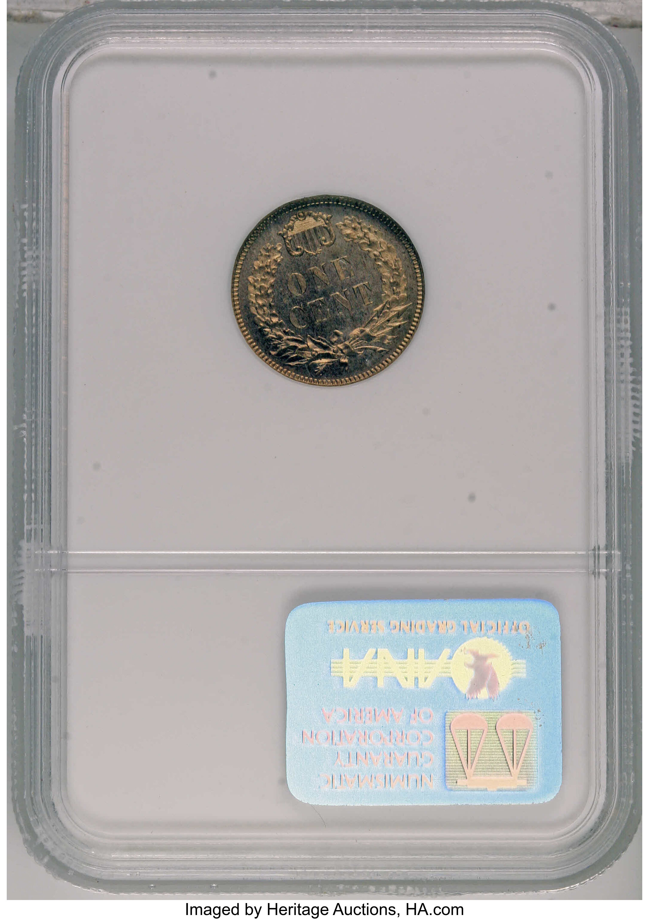 image for: 1858 P1C Indian Cent, Judd-212, Pollock-263, Snow-PT25, R.4, PR65 NGC. Eagle Eye Photo Seal, card included. The obverse fea...