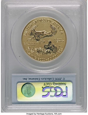 image for: 2006-W $50 One-Ounce Gold Reverse Proof PR69 Deep Cameo PCGS. The matte-like fields and brightly polished devices are flawl...