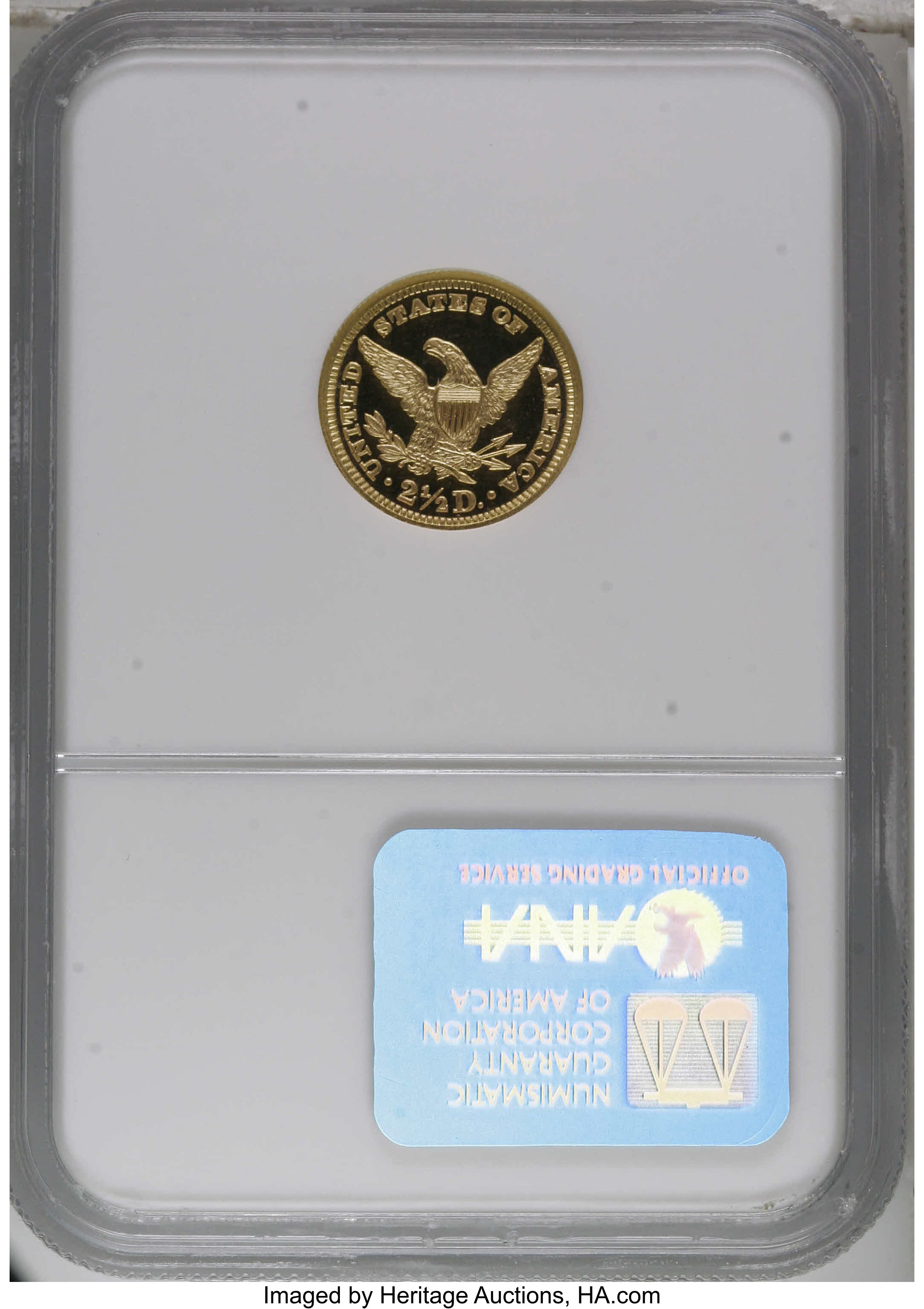 image for: 1886 $2 1/2 PR65 Ultra Cameo NGC. A rarity in the proof gold series, from a mintage of just 88 coins, with only about 30 to...