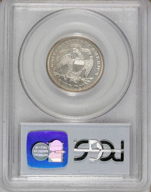 image for: 1871 25C PR64 Deep Cameo PCGS. Briggs 1-A. Writing in 1991, Larry Briggs (The Comprehensive Encyclopedia of United States...