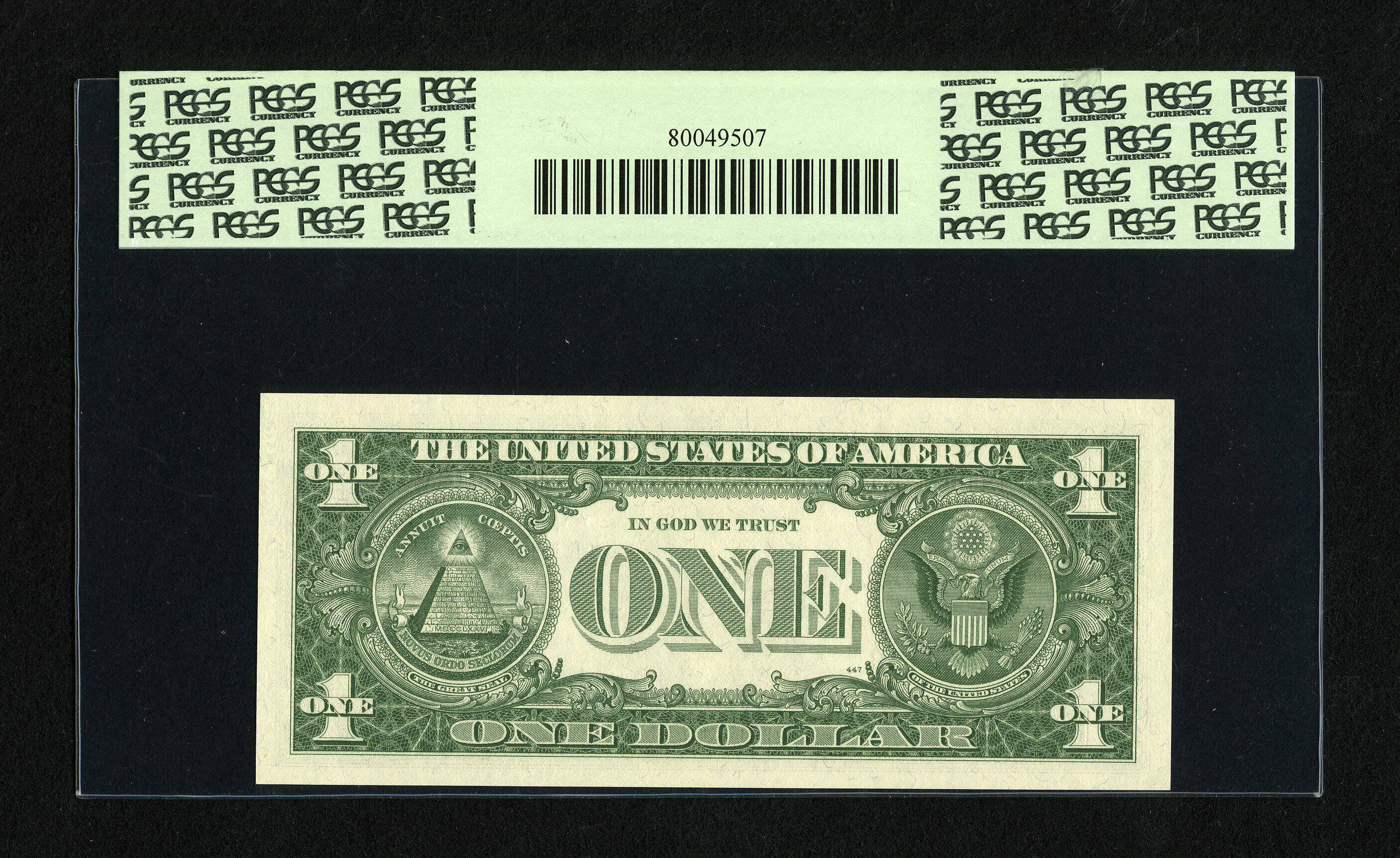 image for: Fr. 1621* $1 1957B Silver Certificate Star. PCGS Superb Gem New 68PPQ.We have encountered two other third-party graded not...