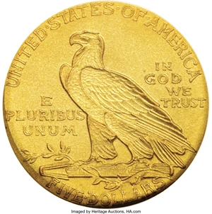 image for: 1911 $5 PR66 NGC. This is a finely grained Gem matte proof example with the usual mustard-yellow color of the date, accente...