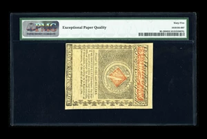 image for: Rhode Island July 2, 1780 $20 PMG Gem Uncirculated 65 EPQ. A touch close along the top margin, but absolute perfection in ev...