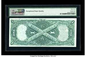 image for: Fr. 27 $1 1878 Legal Tender PMG Choice Uncirculated 64 EPQ.