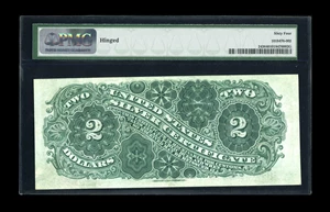 image for: Fr. 243 $2 1886 Silver Certificate PMG Choice Uncirculated 64.