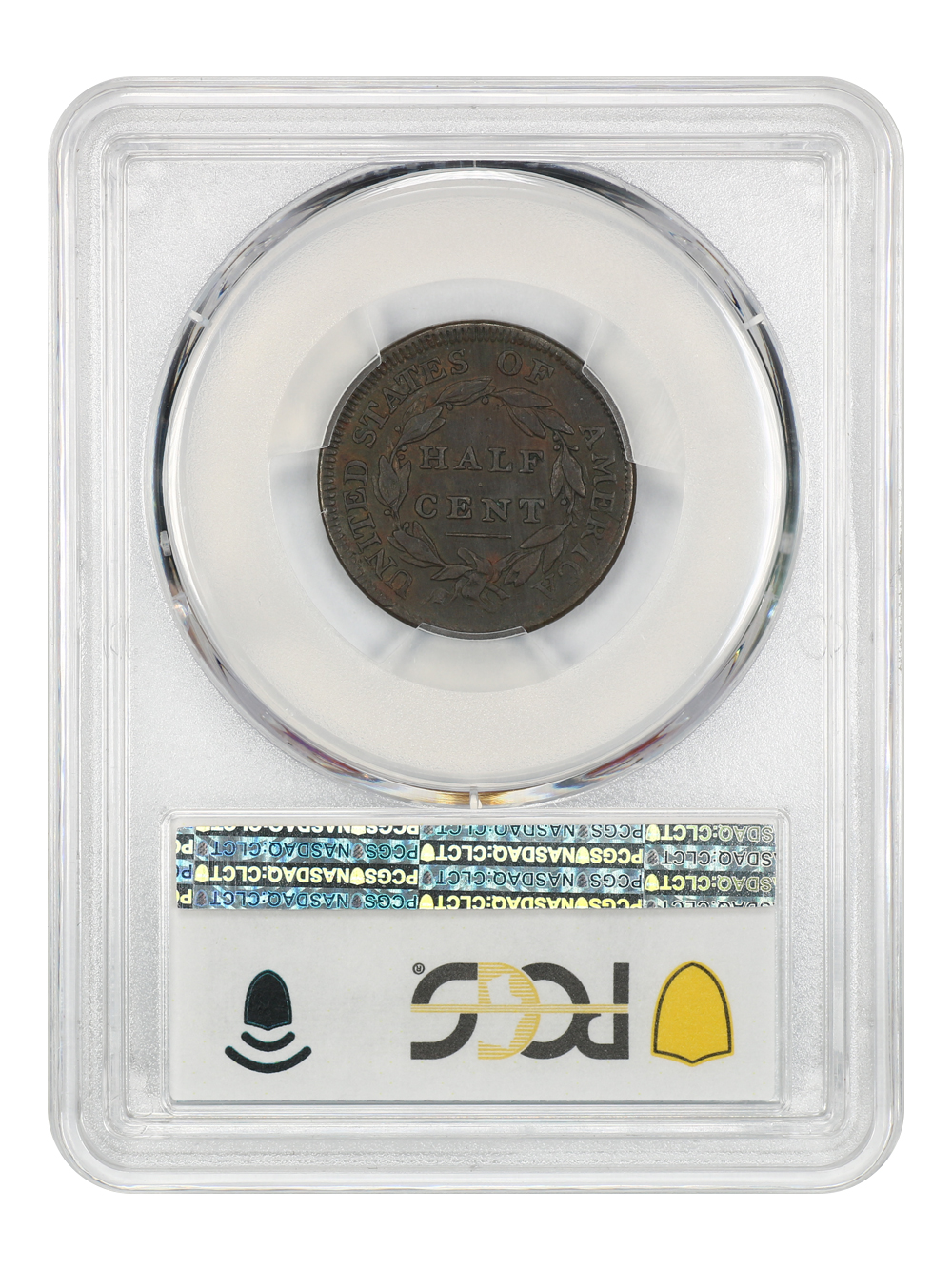image for: 1809 1/2c PCGS XF40 (Circle in 0)