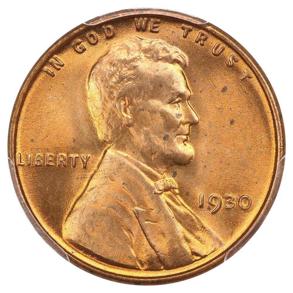 1930 1c PCGS MS65 RD