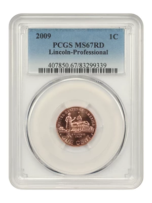 image for: 2009 Lincoln-Professional 1c PCGS MS67 RD
