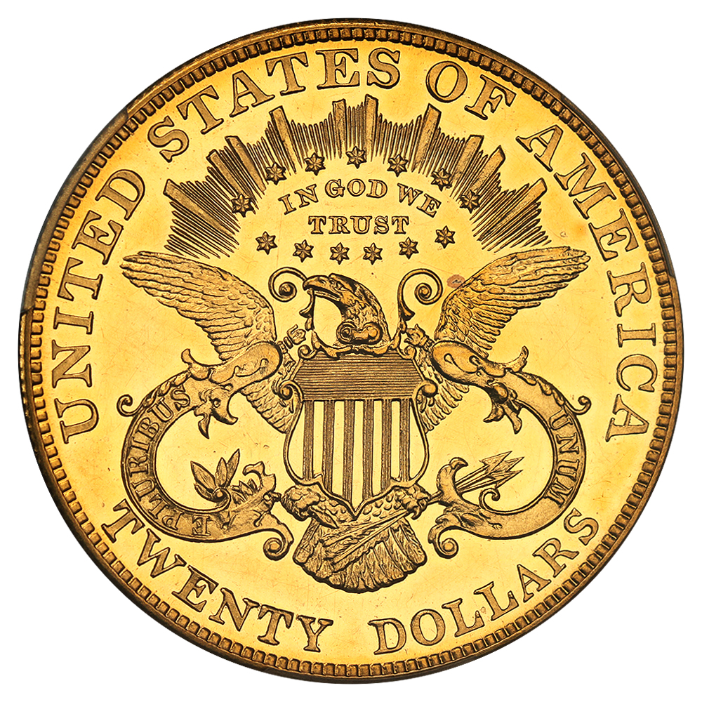 image for: 1904 $20 PCGS/CAC Proof 62 CAM