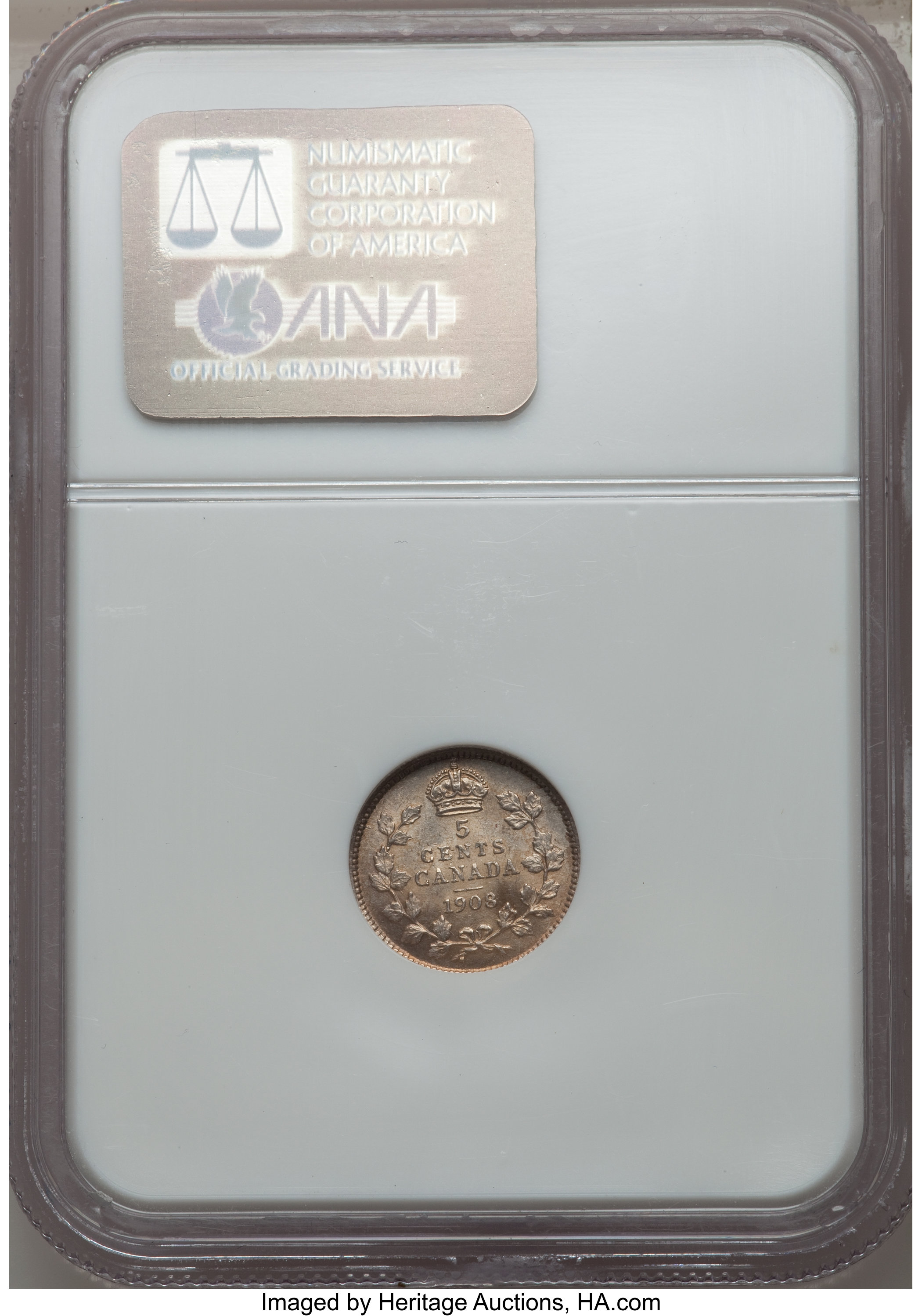 image for: Edward VII 5 Cents 1908