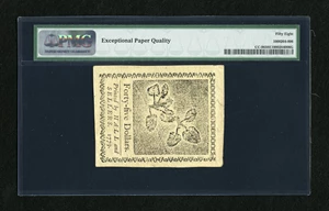 image for: Continental Currency January 14, 1779 $45 PMG Choice About Unc 58 EPQ. This note has been declared by PMG to have "Exception...