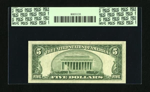 image for: Fr. 1656* $5 1953A Silver Certificate Star. PCGS Gem New 66PPQ.Wide margins, nice centering, and natural paper are merits ...