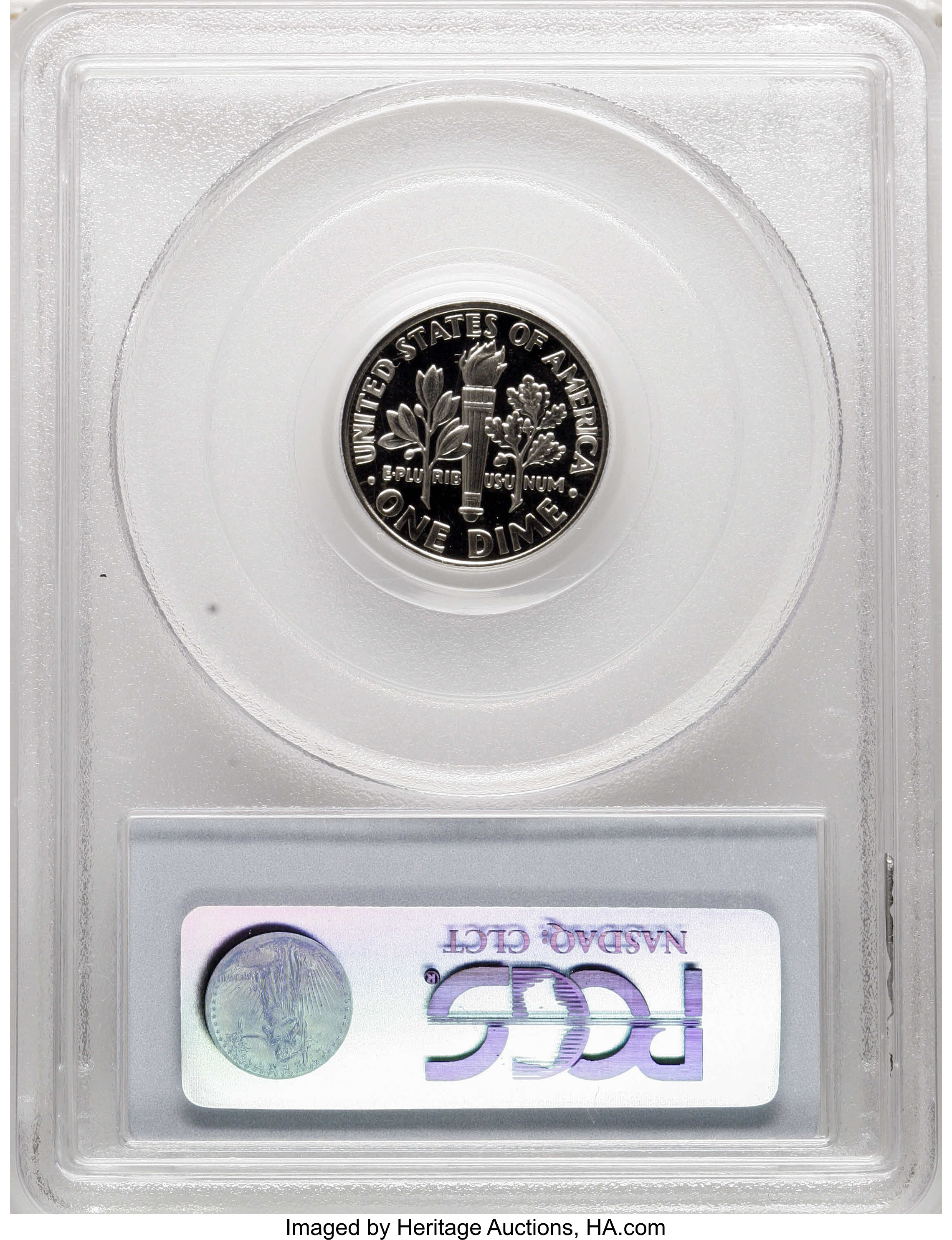 image for: 1996-S 10C Clad PR70 Deep Cameo PCGS. PCGS Population (40/0). NGC Census: (63/0).  Numismedia Wsl. Price: $100. (#95282)...