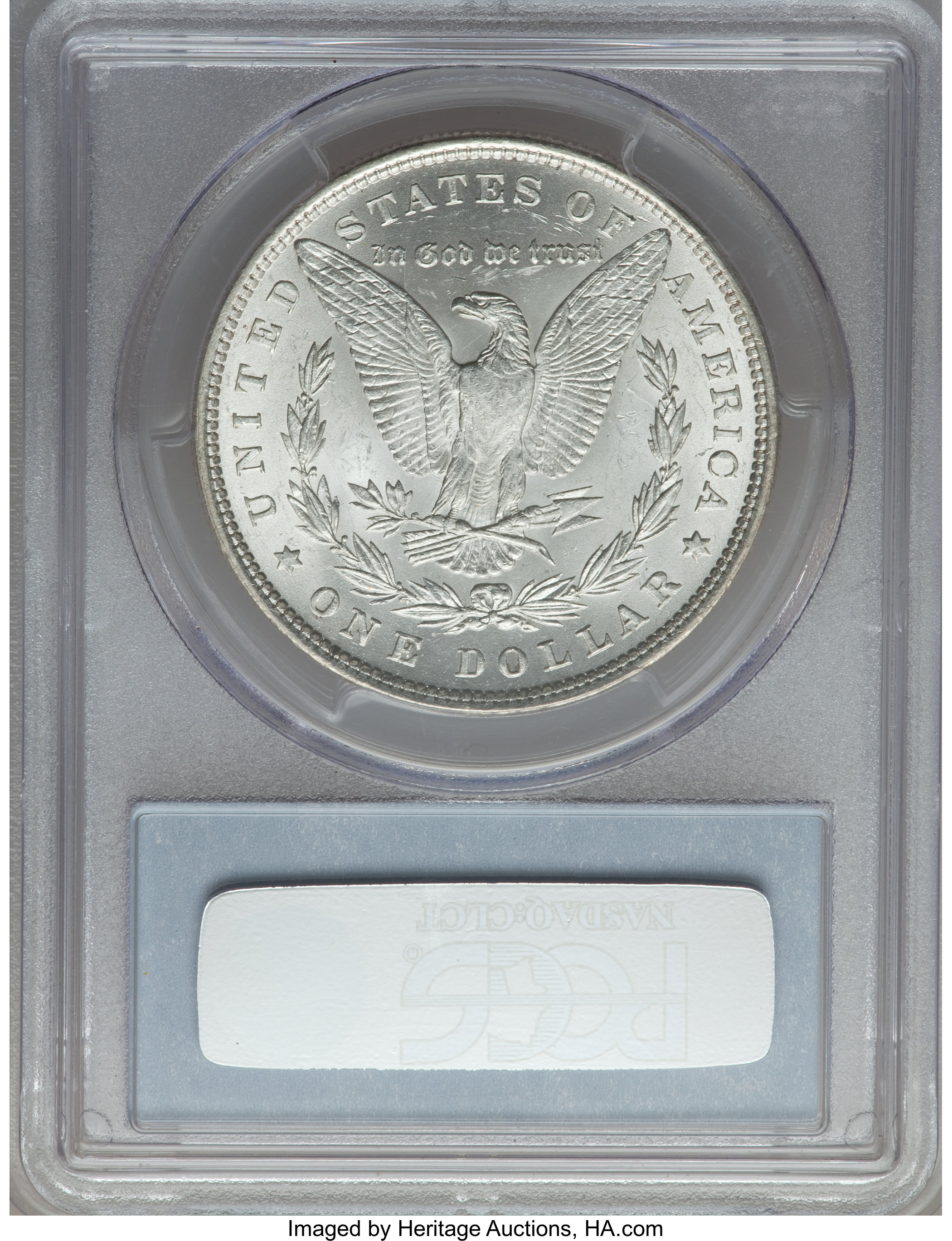 image for: 1880 $1 Checkmark, VAM-53 MS62 PCGS. Hot-50. PCGS Population (0/0). NGC Census: (0/0)....
