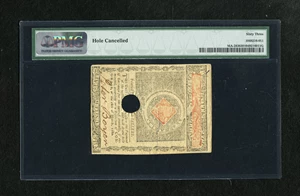 image for: Massachusetts May 5, 1780 $7 PMG Choice Uncirculated 63 HOC.