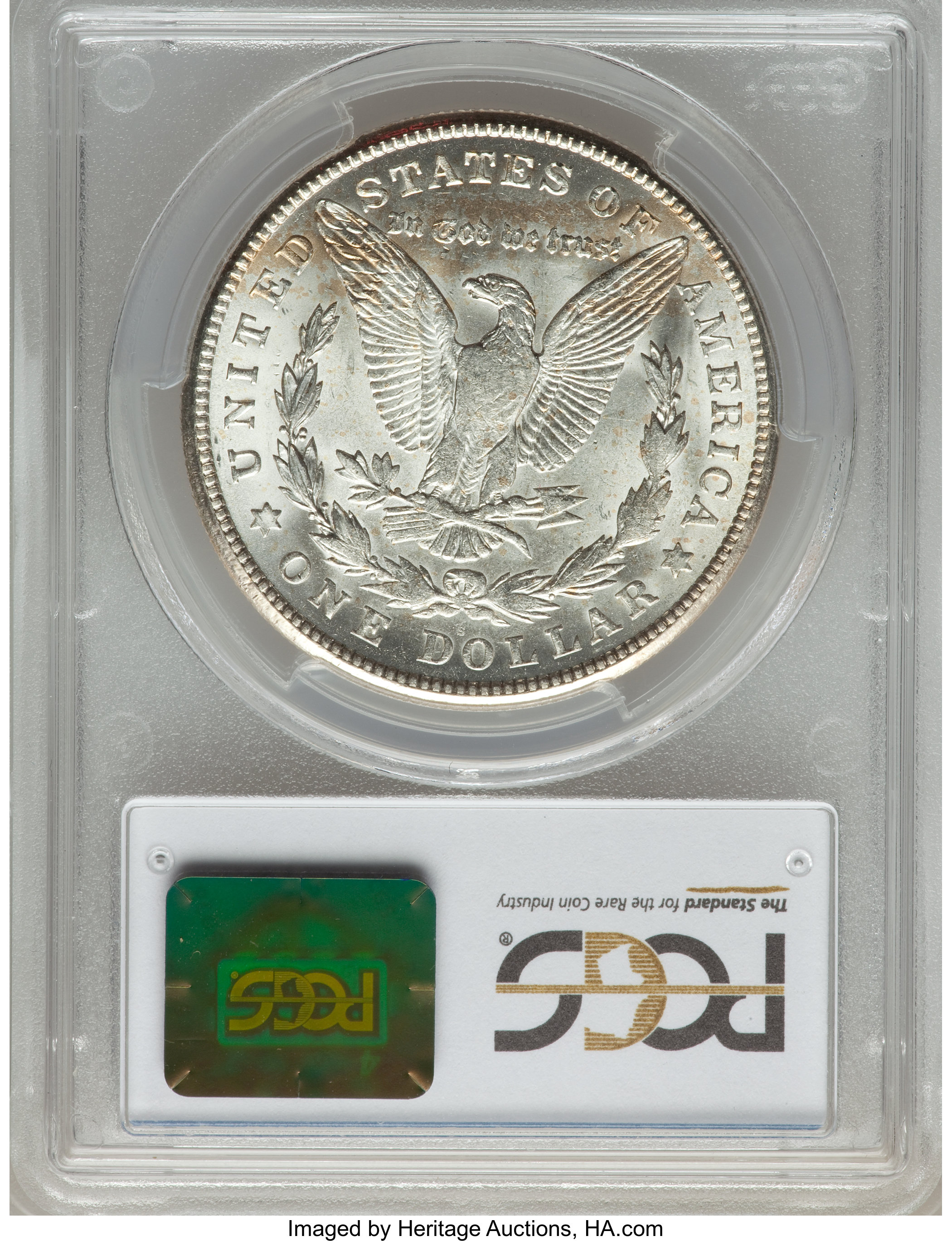 image for: 1921-S $1 No S, Scratch at BU, VAM-6B (1B), MS64 PCGS.  Hit List. PCGS Population (3/0). NGC Census: (0/0).  ...