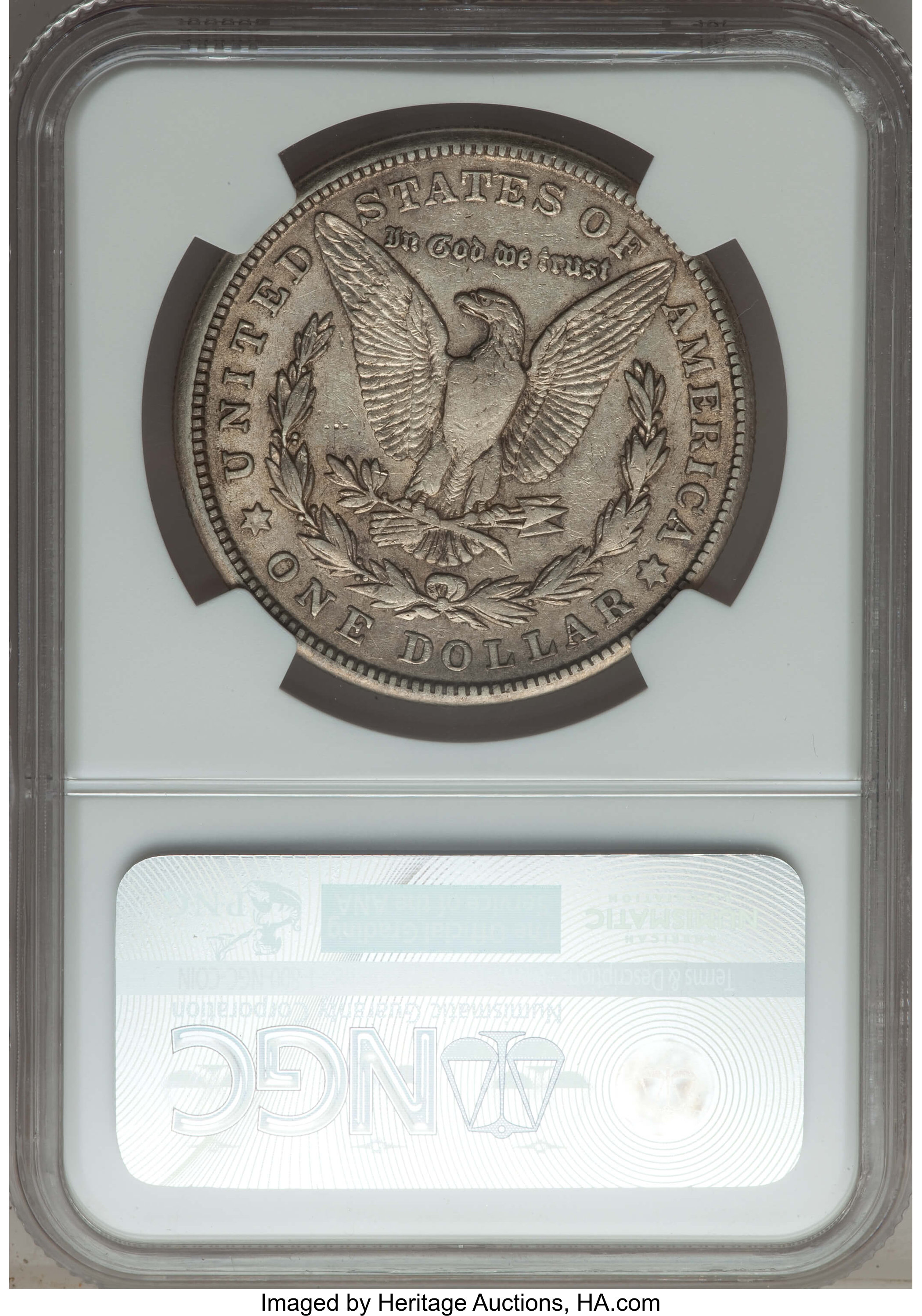 image for: 1921-S $1 BU Die Gouge, Filled S, VAM-6B, XF45 NGC.  Hitlist-40. NGC Census: (0/0). PCGS Population: (3/18)....