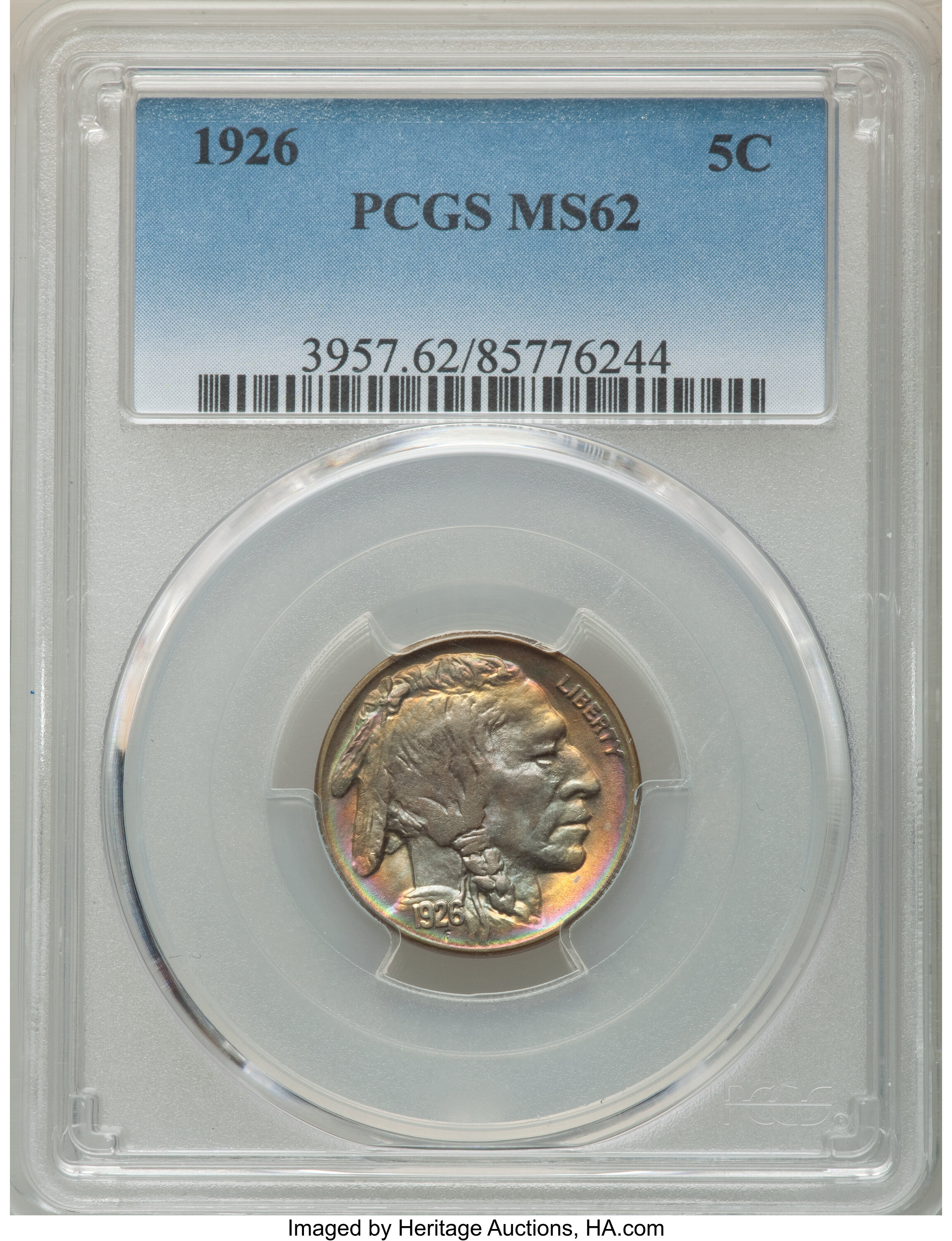 1926 5c VF30 CAC thumbnail 18