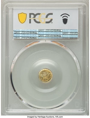 image for: 1872 25C Washington Head Round 25 Cents, BG-818, Low R.4, MS64 PCGS. PCGS Population: (38/35 and 0/0+). NGC Census: (11/13 ...