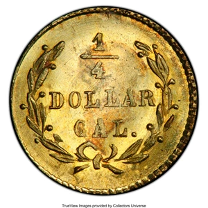 image for: 1872 25C Washington Head Round 25 Cents, BG-818, Low R.4, MS64 PCGS. PCGS Population: (38/35 and 0/0+). NGC Census: (11/13 ...
