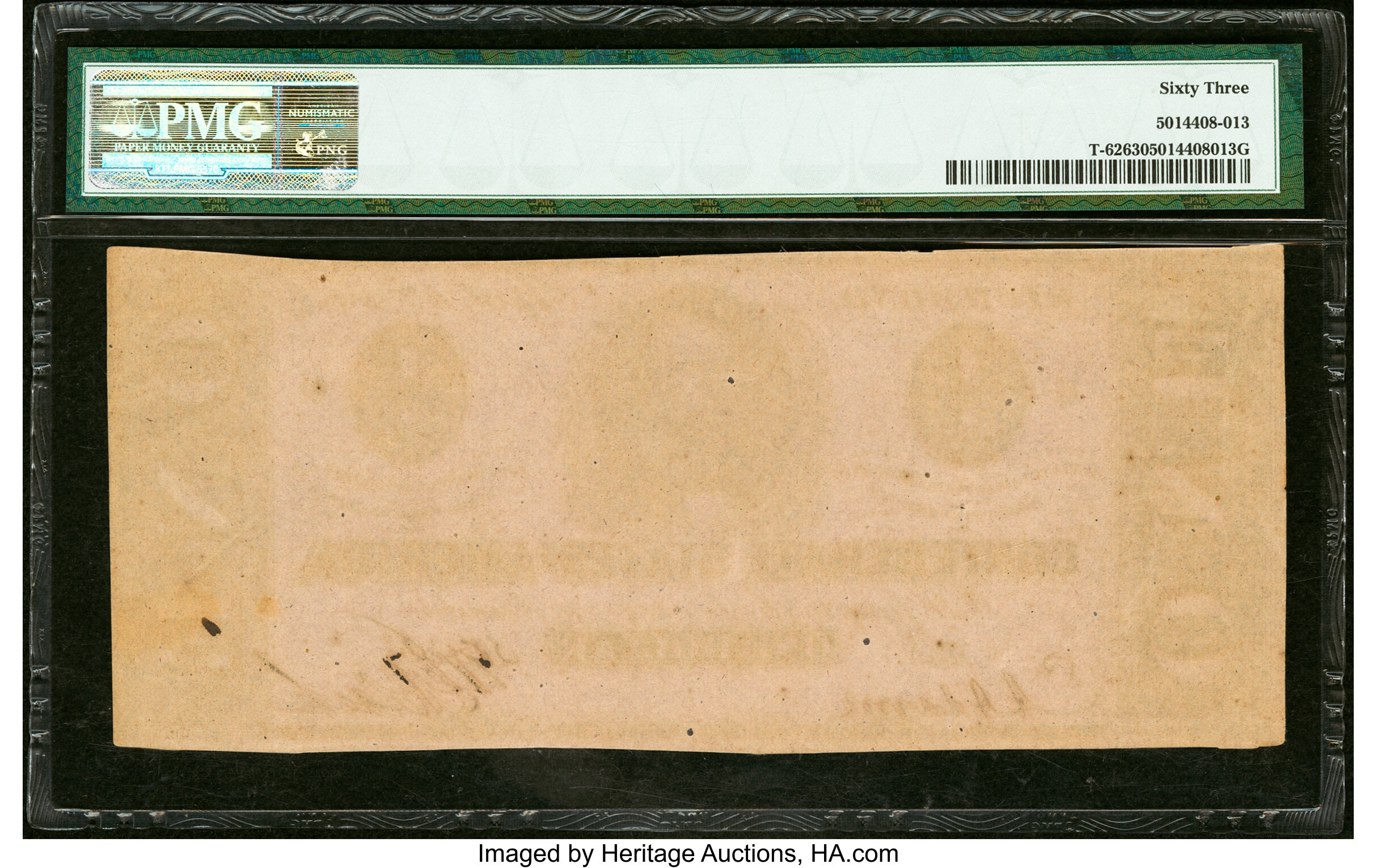 image for: T62 $1 1863 PMG Choice Uncirculated 63....