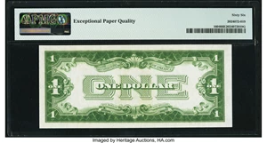 image for: Fr. 1604 $1 1928D Silver Certificate. PMG Gem Uncirculated 66 EPQ....
