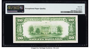 image for: Fr. 2050-J $20 1928 Federal Reserve Note. PMG Gem Uncirculated 66 EPQ....